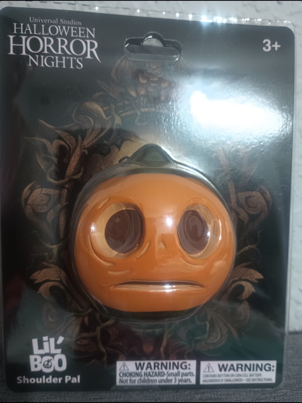 Universal Studios Halloween Horror Nights Lil' Boo Pumpkin Shoulder Pal